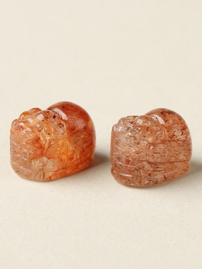 Crystal Single Crystal Bead with Customizable & Pixiu
