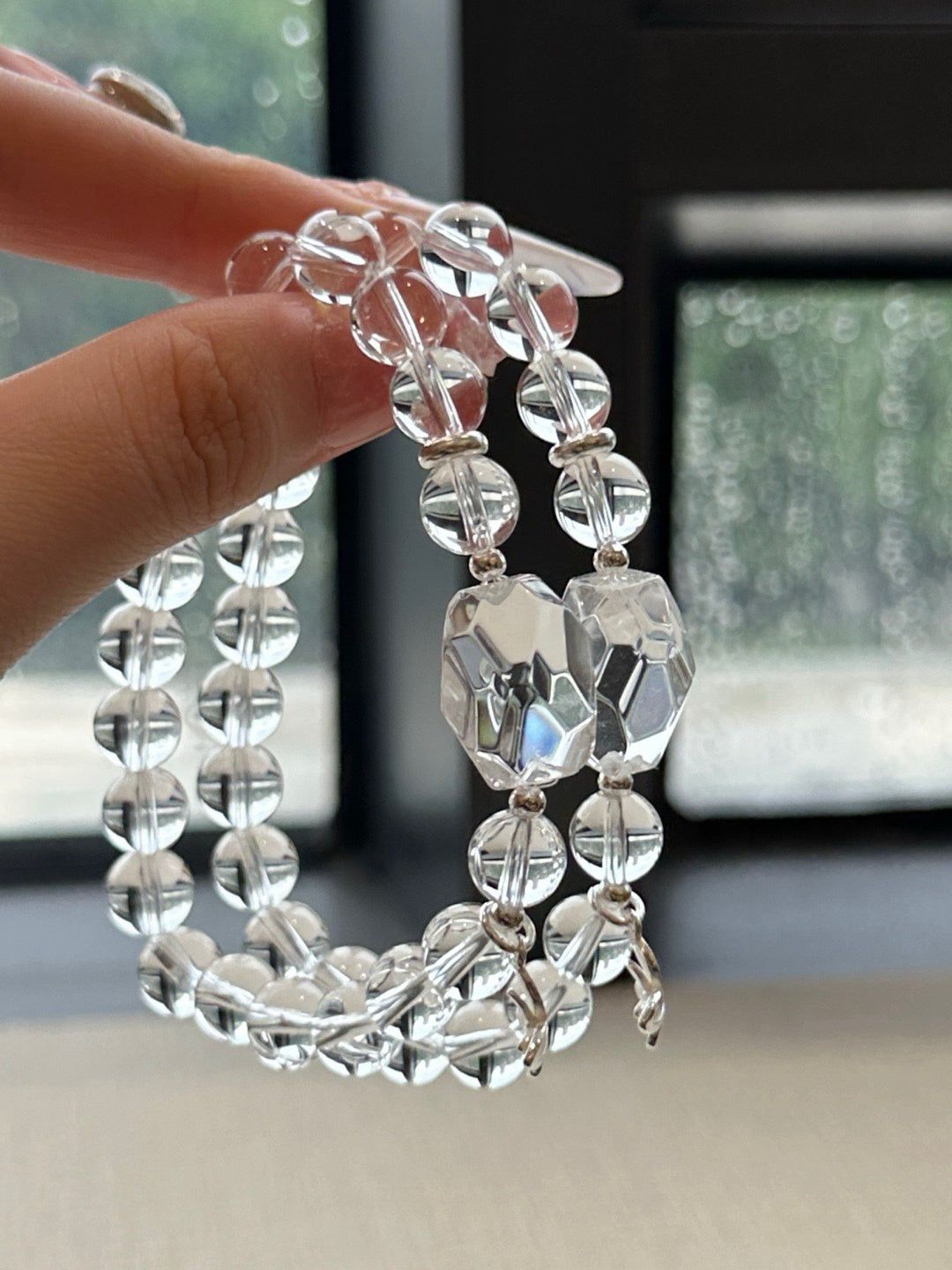 Clear Quartz Crystal Bracelet