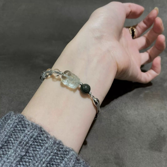 Natural Crystal Crystal Bracelet with Pixiu · MG028925
