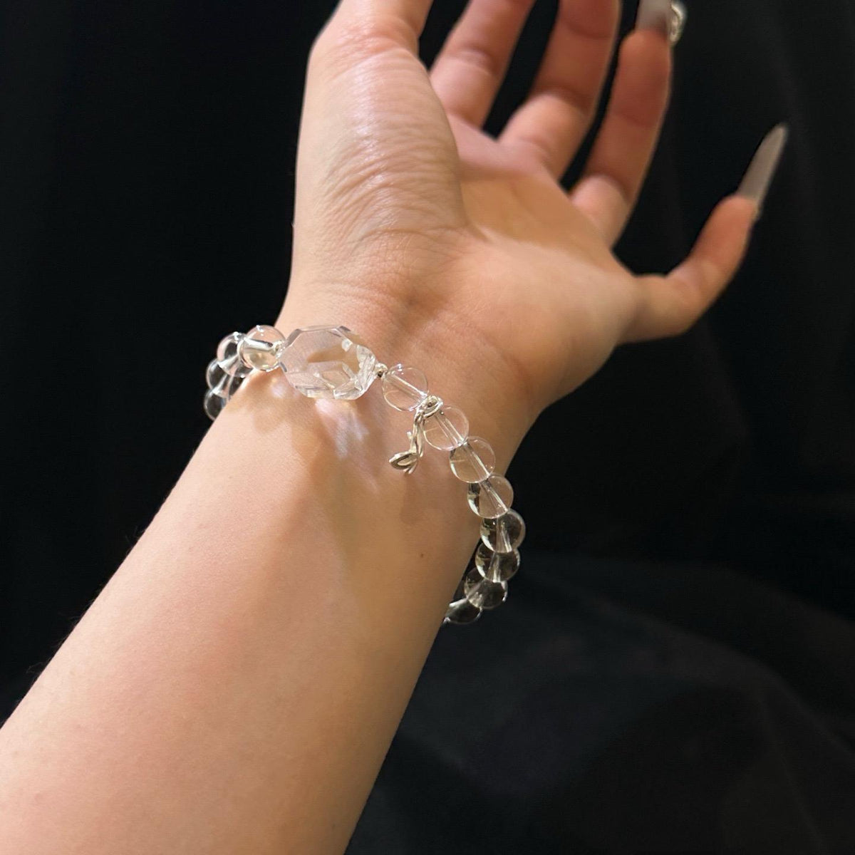 Clear Quartz Crystal Bracelet