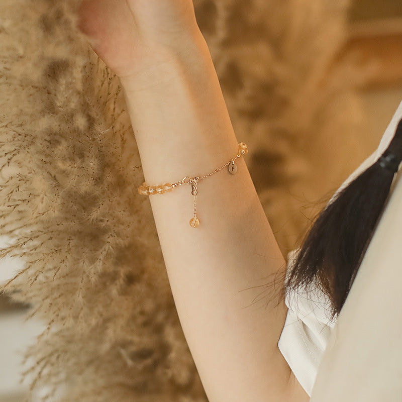 Citrine Crystal Bracelet