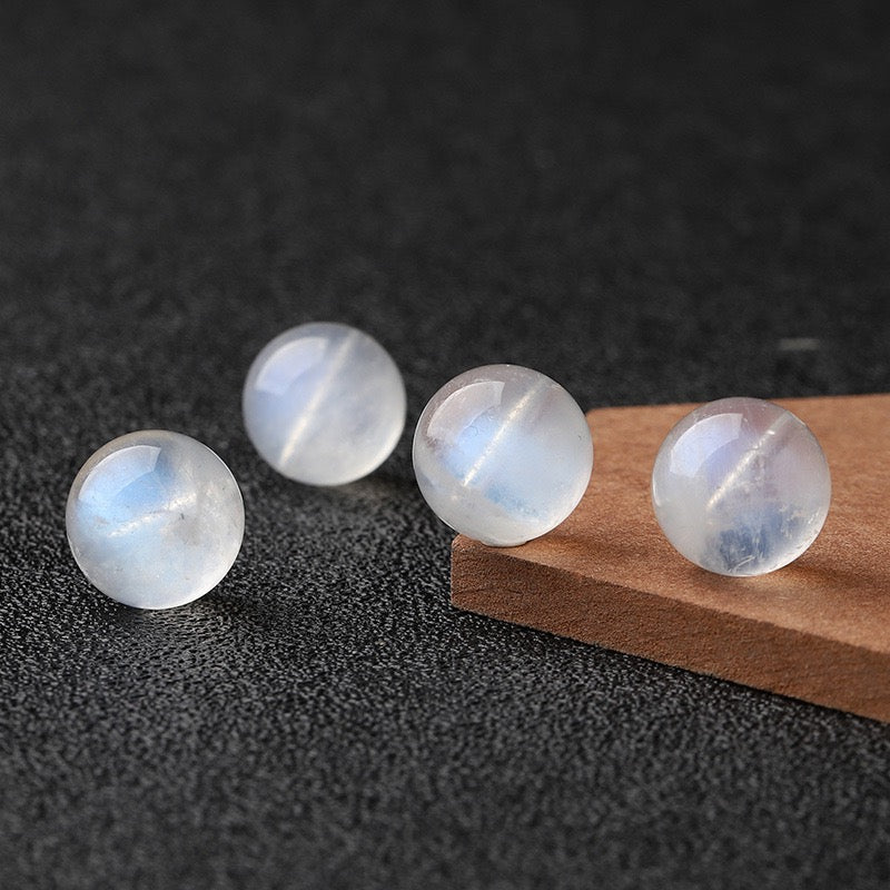Moonstone & Labradorite Single Crystal Bead · Z034