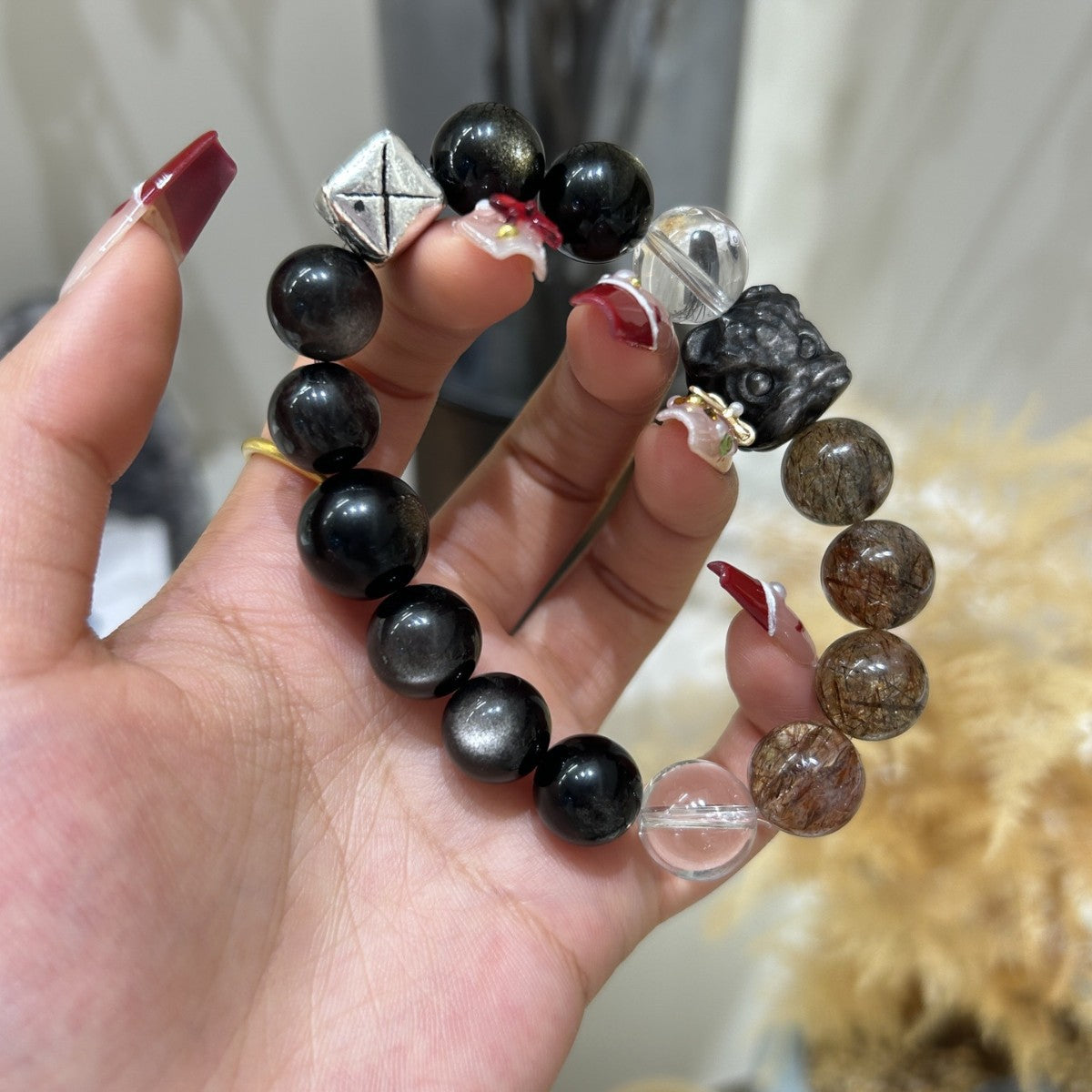 Clear Quartz Crystal Bracelet