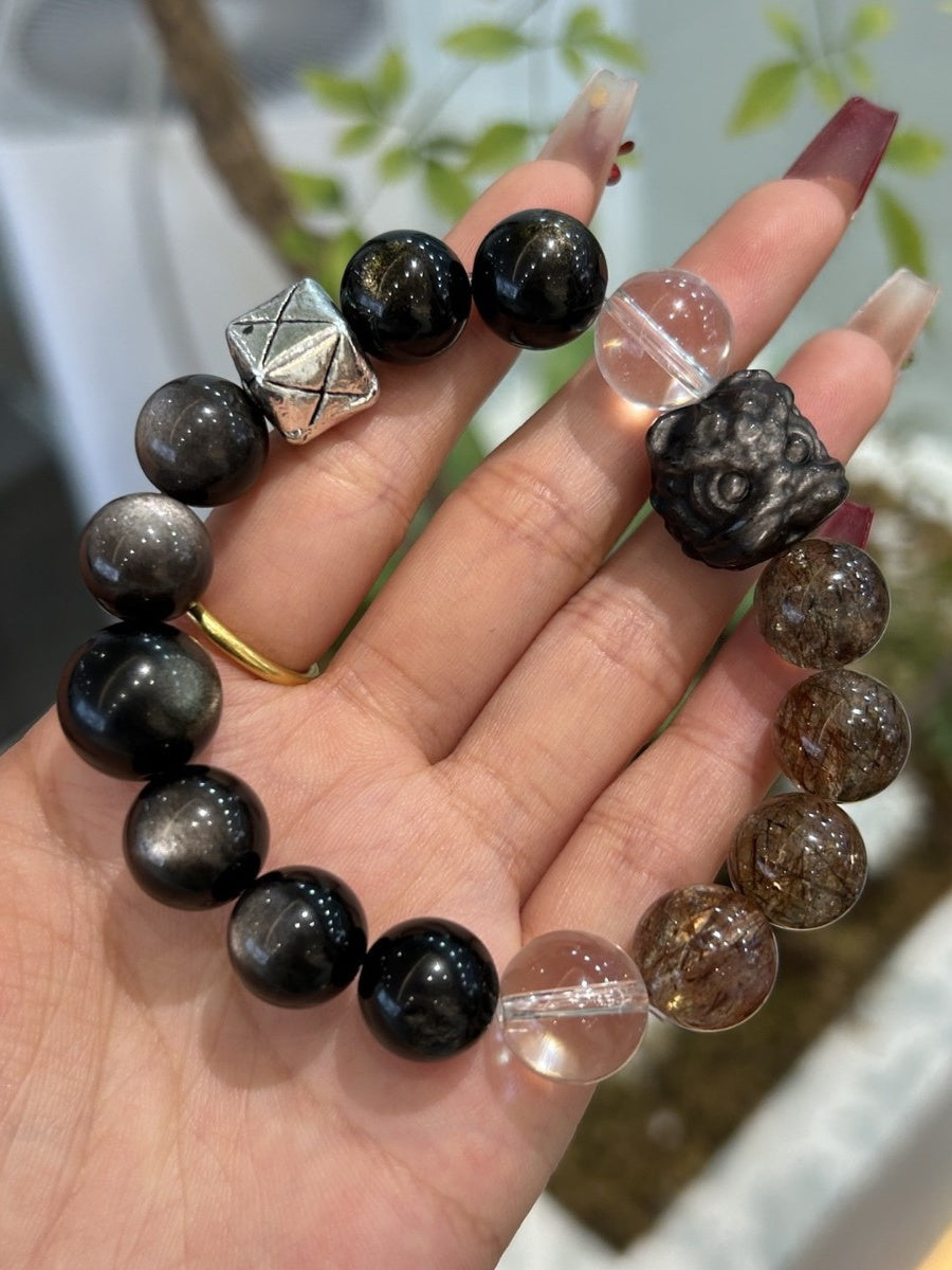 Clear Quartz Crystal Bracelet
