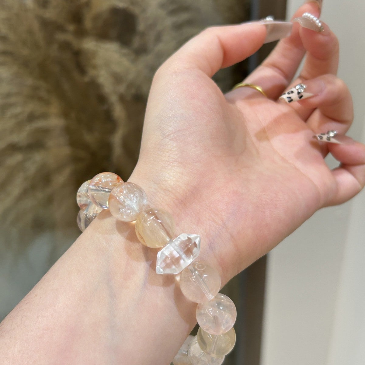 Clear Quartz Crystal Bracelet