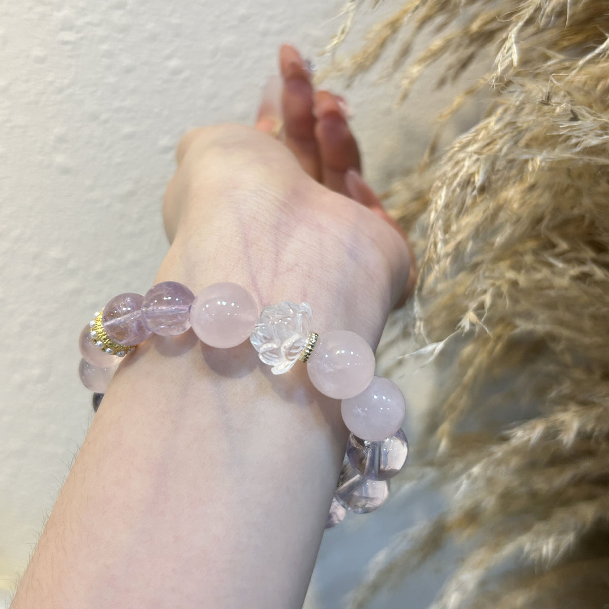 Natural Crystal Bracelet with Couple