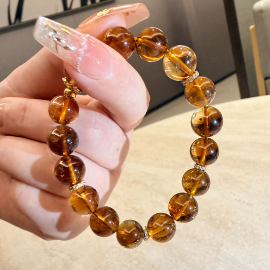 Natural Crystal Crystal Bracelet with Customizable · CW01