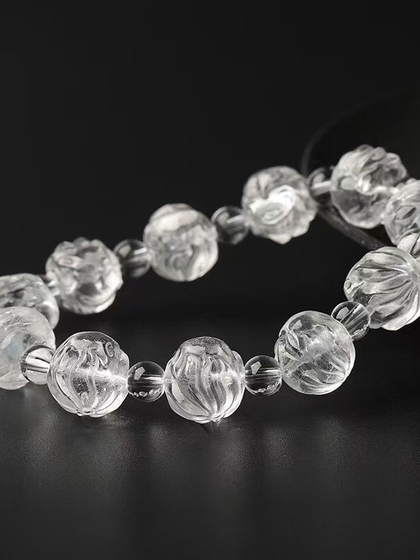 Clear Quartz Crystal Bracelet