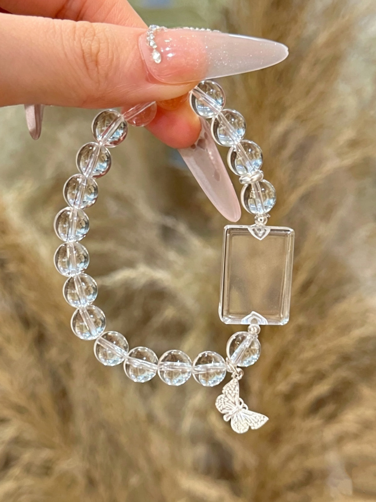 Clear Quartz Crystal Bracelet