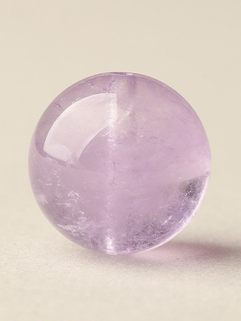Amethyst Single Crystal Bead with Customizable · Z013