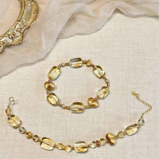 Citrine Crystal Bracelet · S027