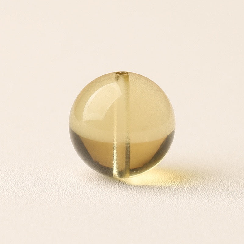 Citrine Single Crystal Bead with Customizable · Z008