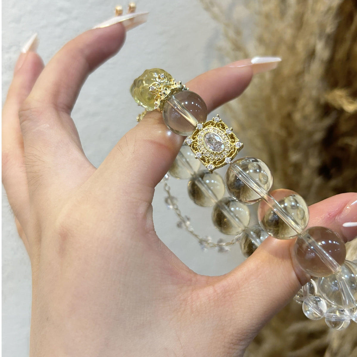 Natural Crystal Bracelet with Couple