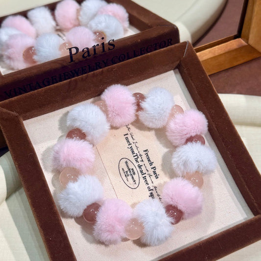 Strawberry Quartz Crystal Bracelet · NR07