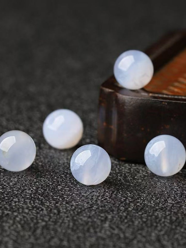 Agate Single Crystal Bead with Customizable