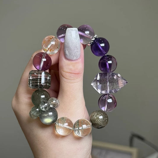 Natural Crystal Crystal Bracelet · BB033