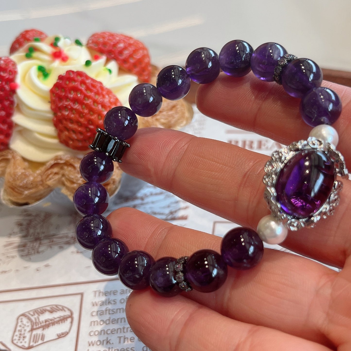 Amethyst Crystal Bracelet · YE23834155
