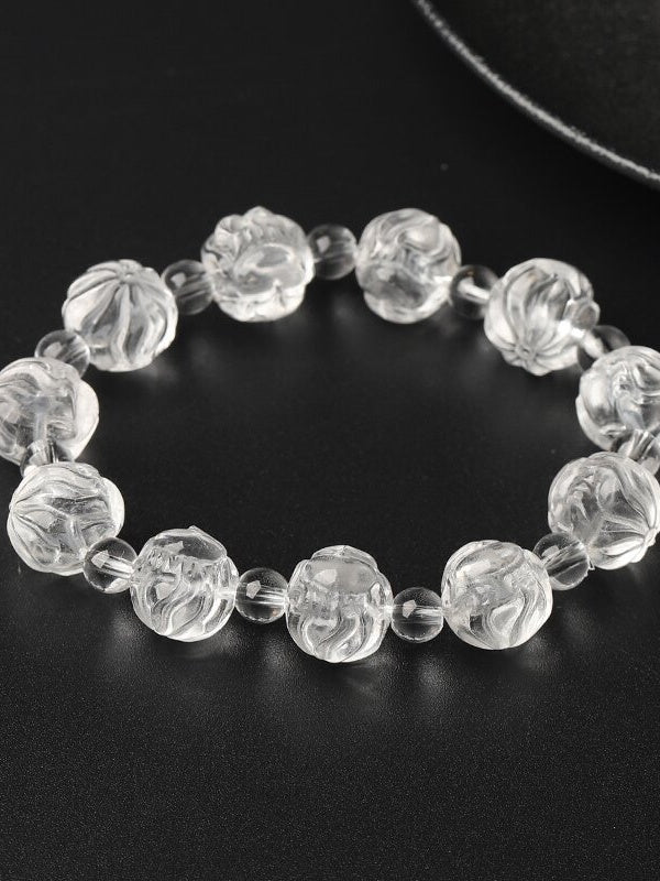 Clear Quartz Crystal Bracelet