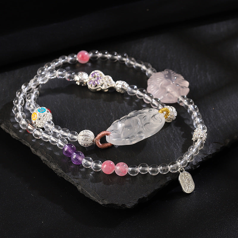 Citrine Crystal Bracelet with Couple