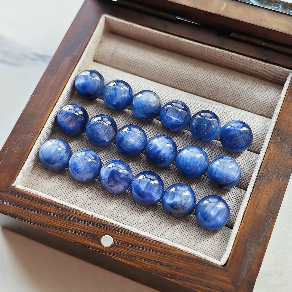 Kyanite Single Crystal Bead with Customizable