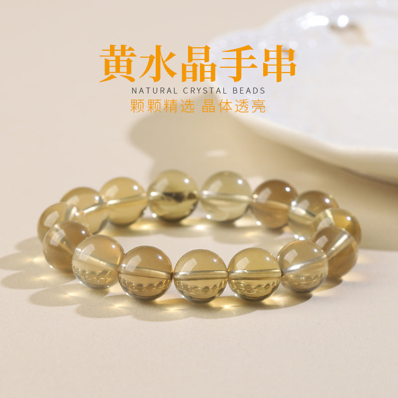 Citrine Crystal Bracelet with Couple · D008