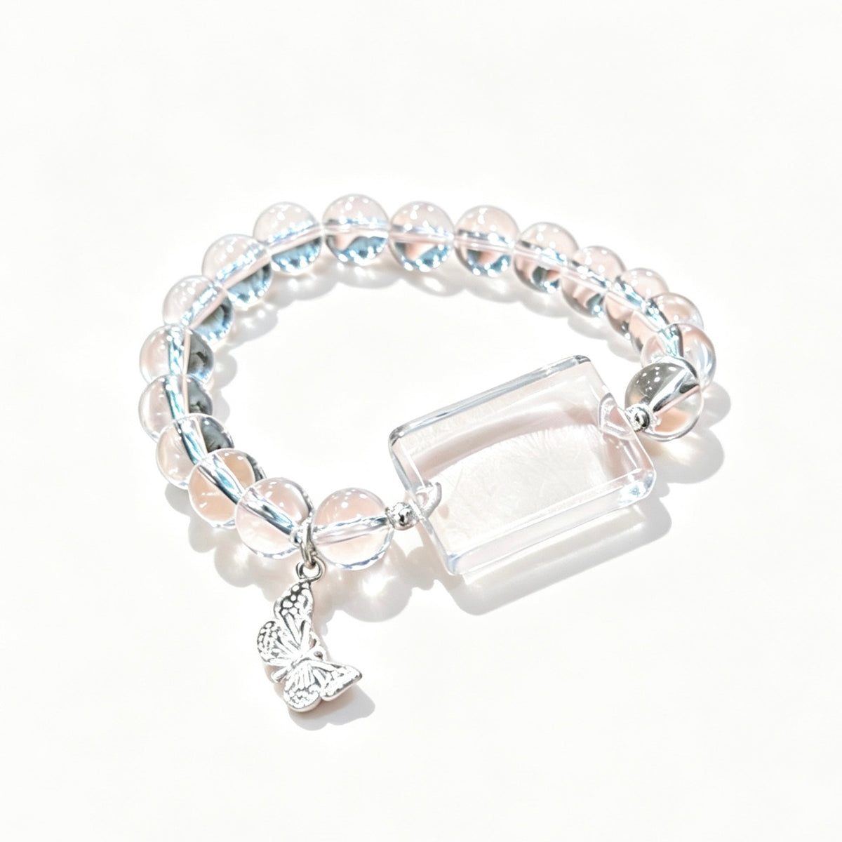 Clear Quartz Crystal Bracelet