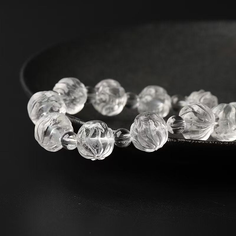 Clear Quartz Crystal Bracelet