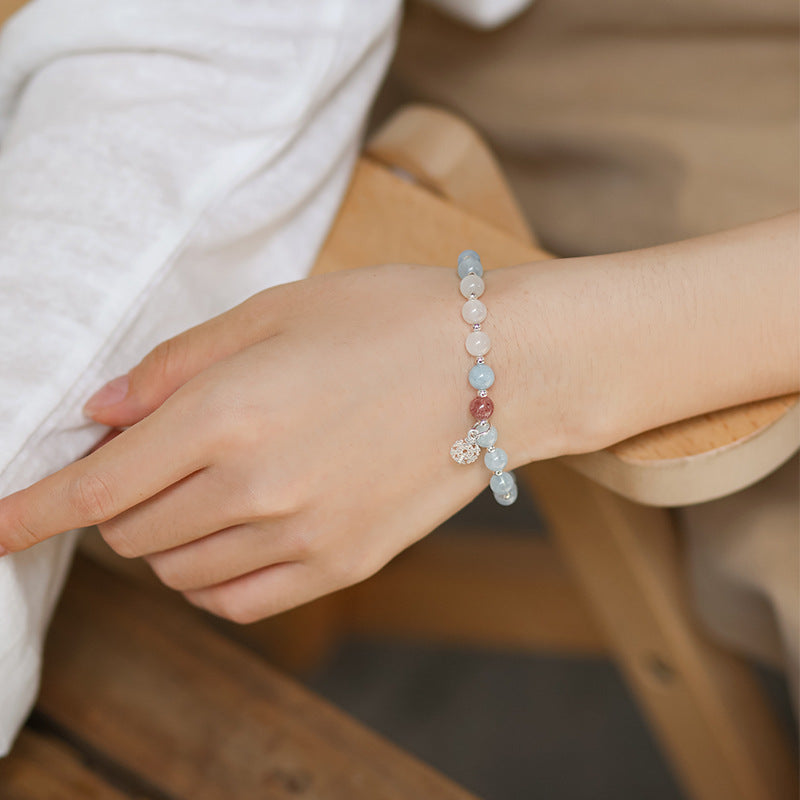 Natural Natural Crystal Bracelet with Couple