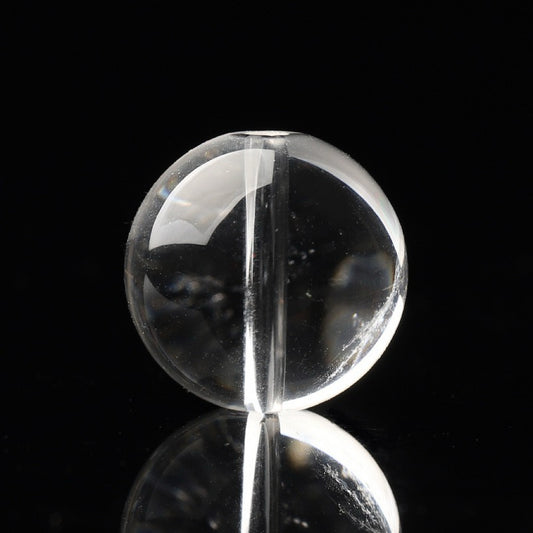 Clear Quartz Single Crystal Bead with Customizable · Z023