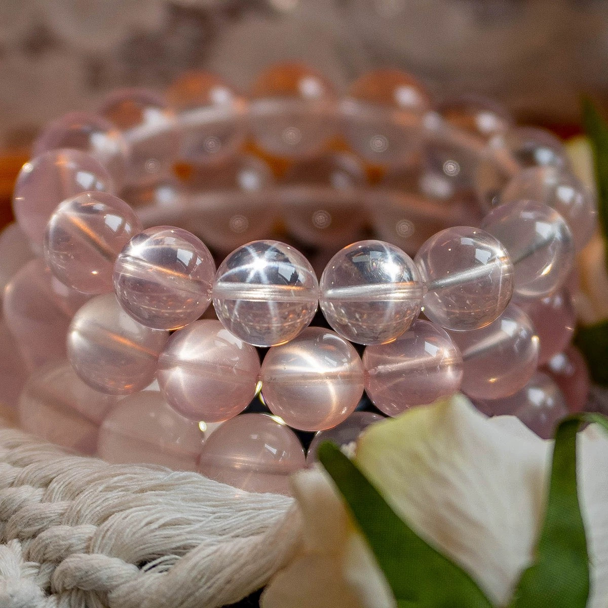 Natural Crystal Crystal Bracelet · D001