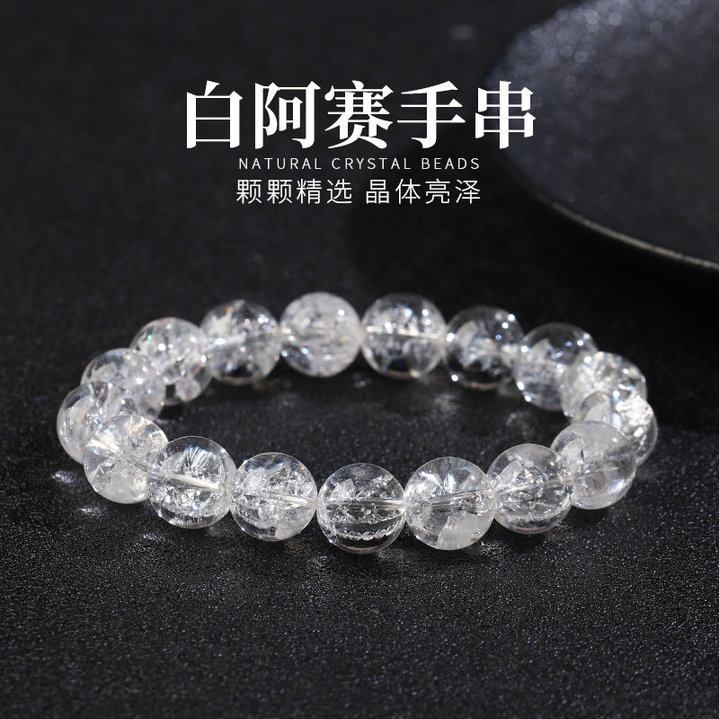 Clear Quartz Crystal Bracelet with Couple · D011