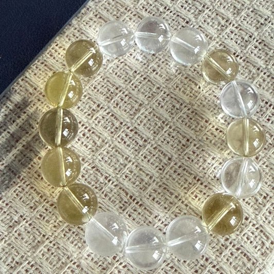 Natural Crystal Crystal Bracelet with Couple · D007