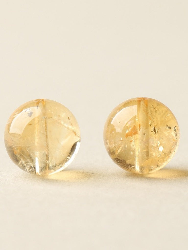 Citrine Single Crystal Bead with Customizable