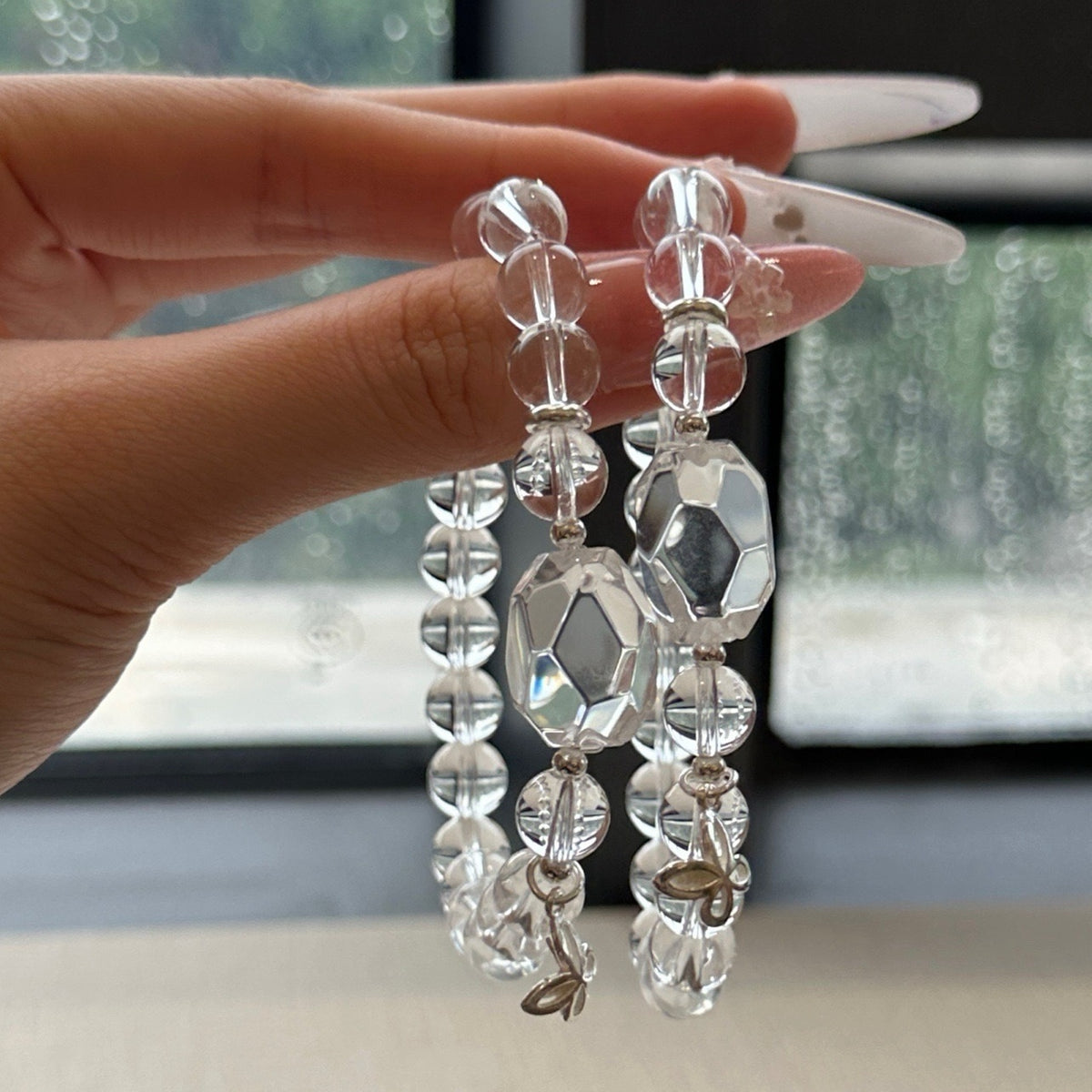 Clear Quartz Crystal Bracelet