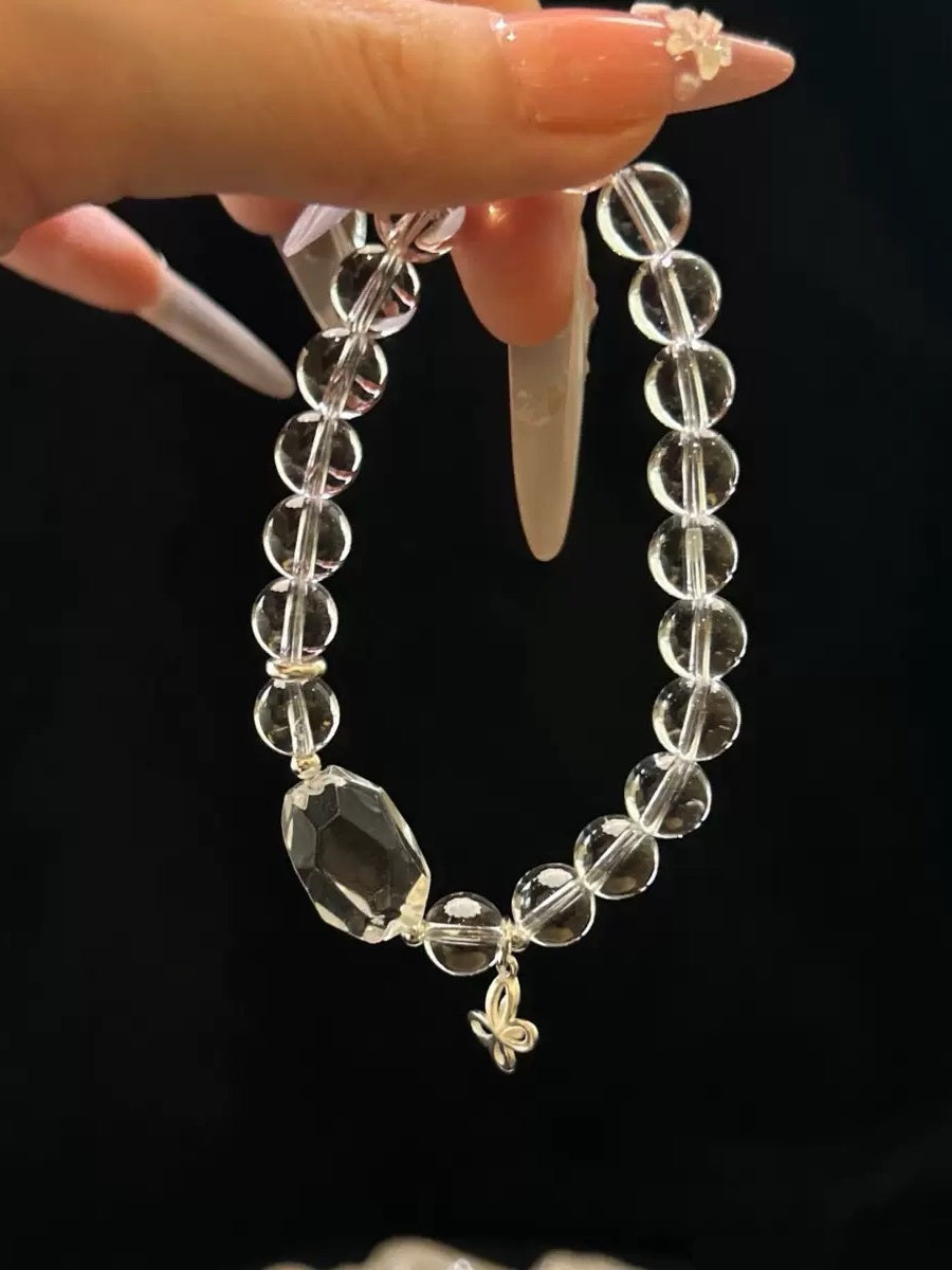 Clear Quartz Crystal Bracelet
