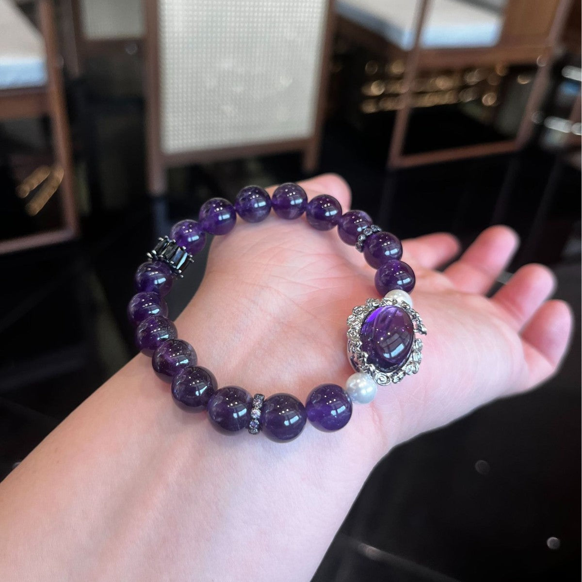 Amethyst Crystal Bracelet
