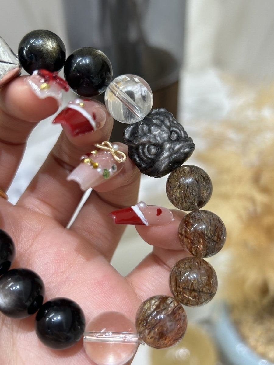 Clear Quartz Crystal Bracelet