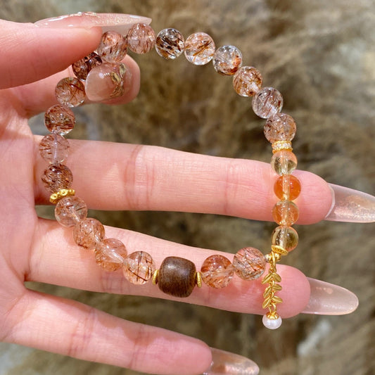 Citrine Crystal Bracelet · S055