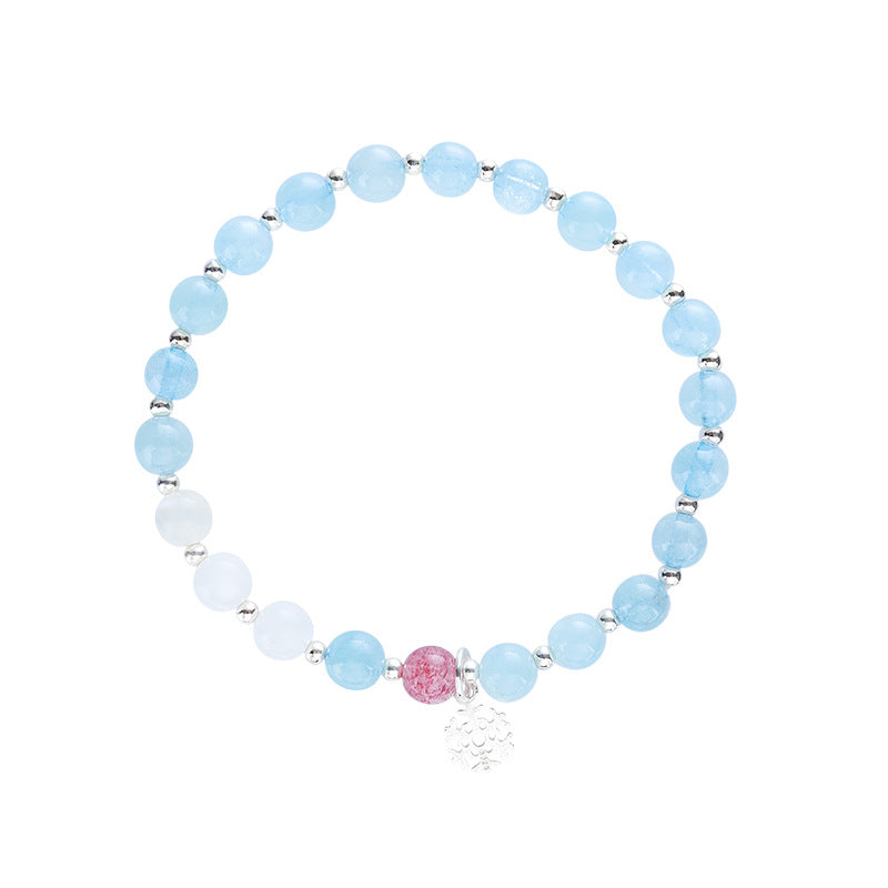 Natural Natural Crystal Bracelet with Couple