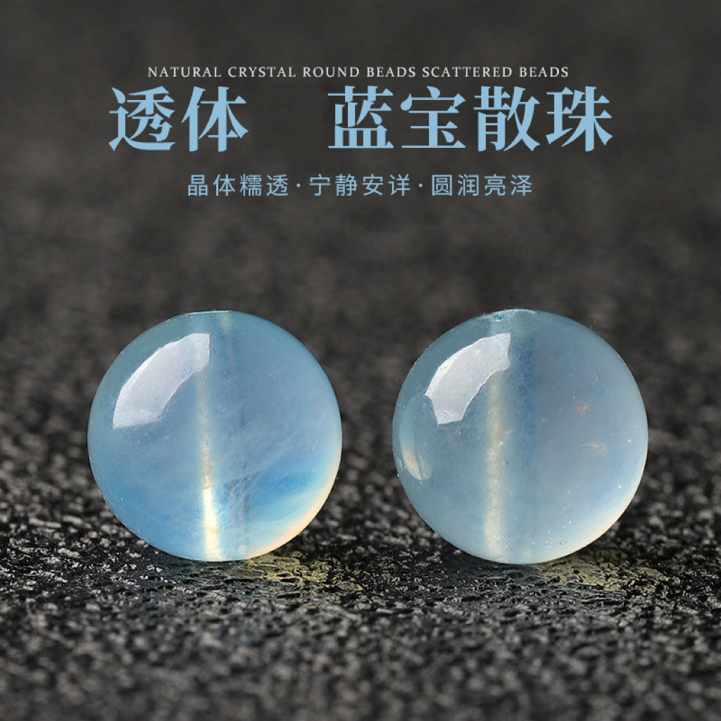 Natural Crystal Single Crystal Bead with Customizable · Z005