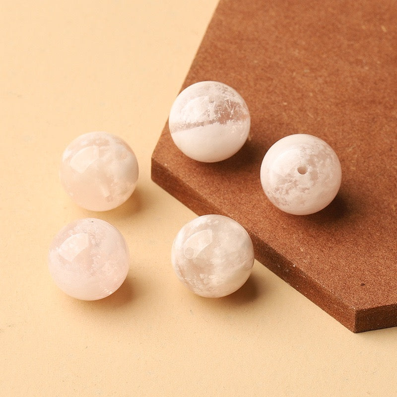 Natural Crystal Single Crystal Bead with Customizable
