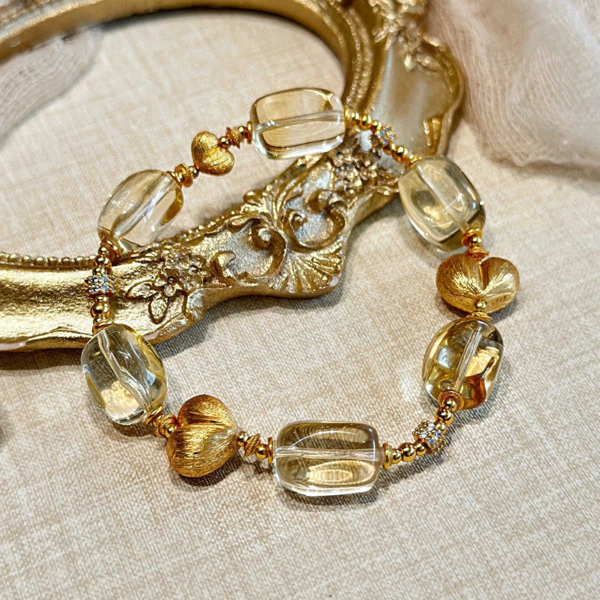 Citrine Crystal Bracelet