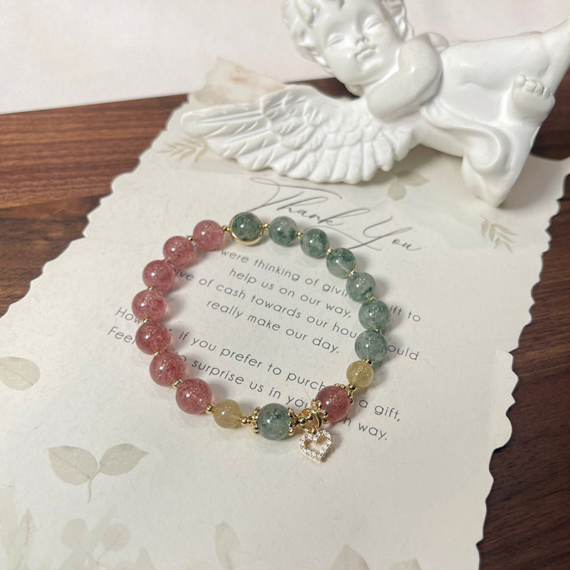 Natural Crystal Crystal Bracelet with Couple · S015