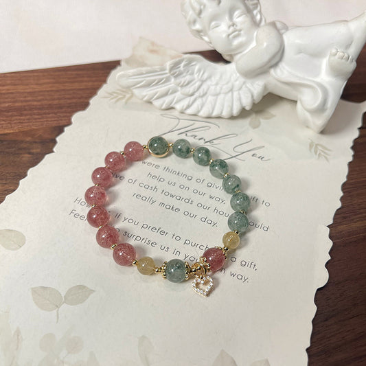 Natural Crystal Crystal Bracelet with Couple · S015