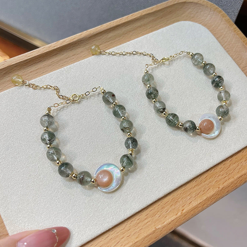 Natural Crystal Crystal Bracelet with Couple · S047