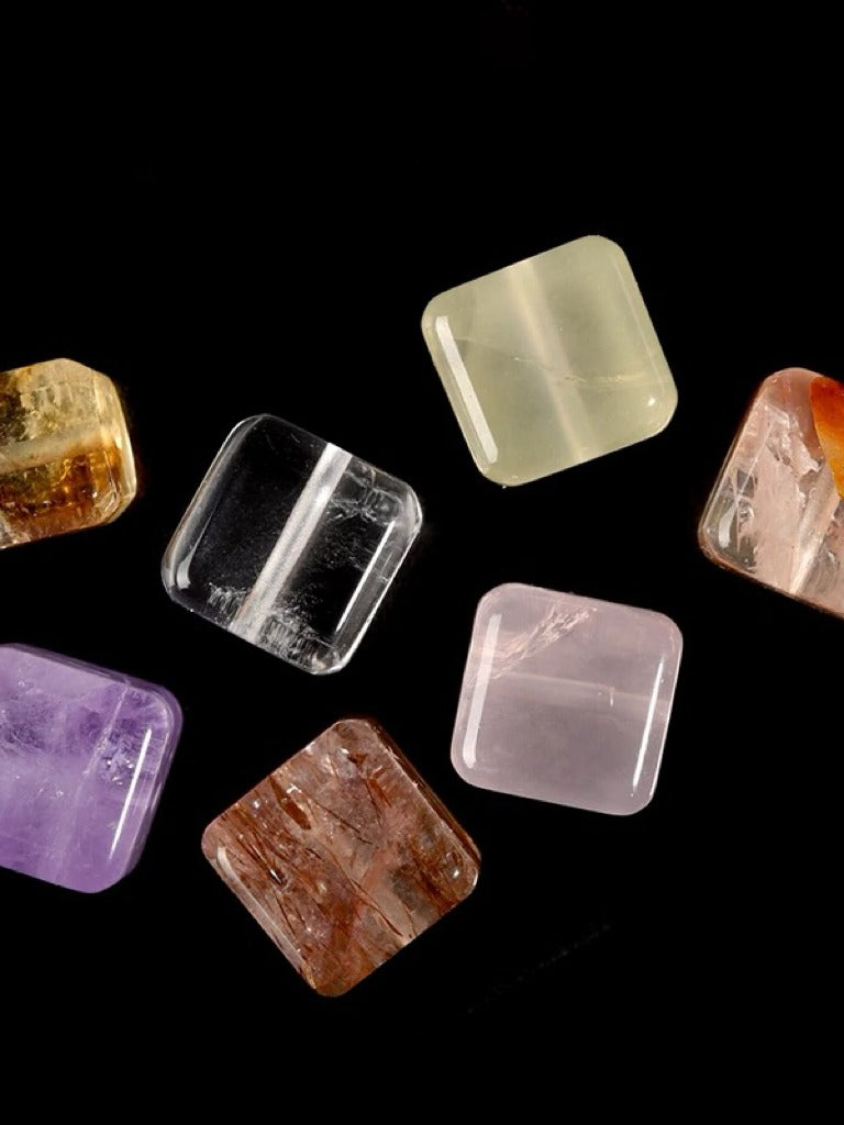 Citrine & Clear Quartz Jewelry with Customizable