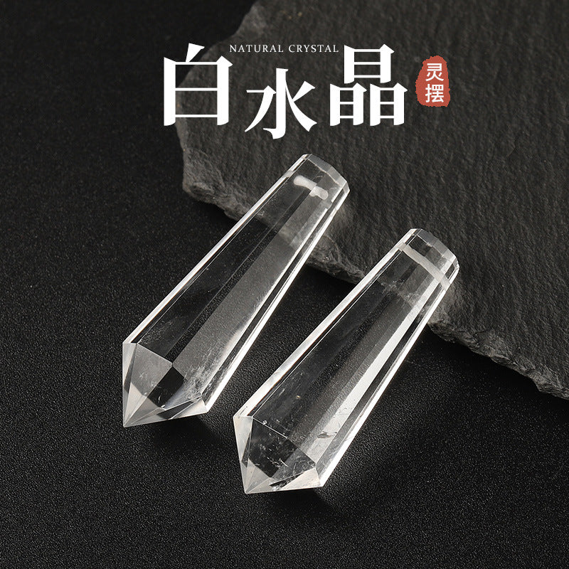 Natural Crystal Single Crystal Bead with Couple · X001