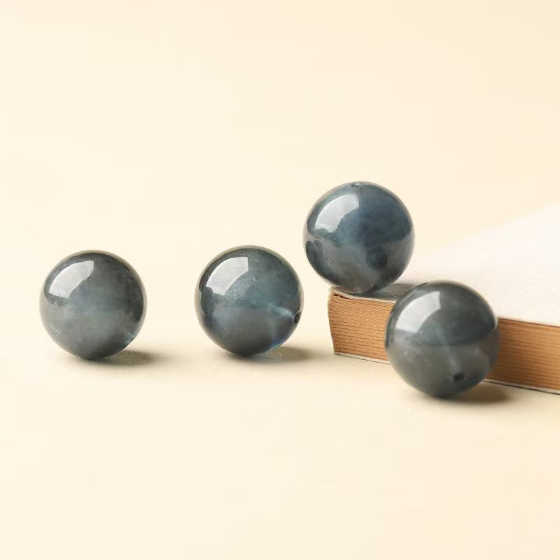 Aquamarine Single Crystal Bead