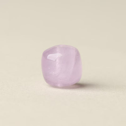 Amethyst Single Crystal Bead with Customizable · Z045