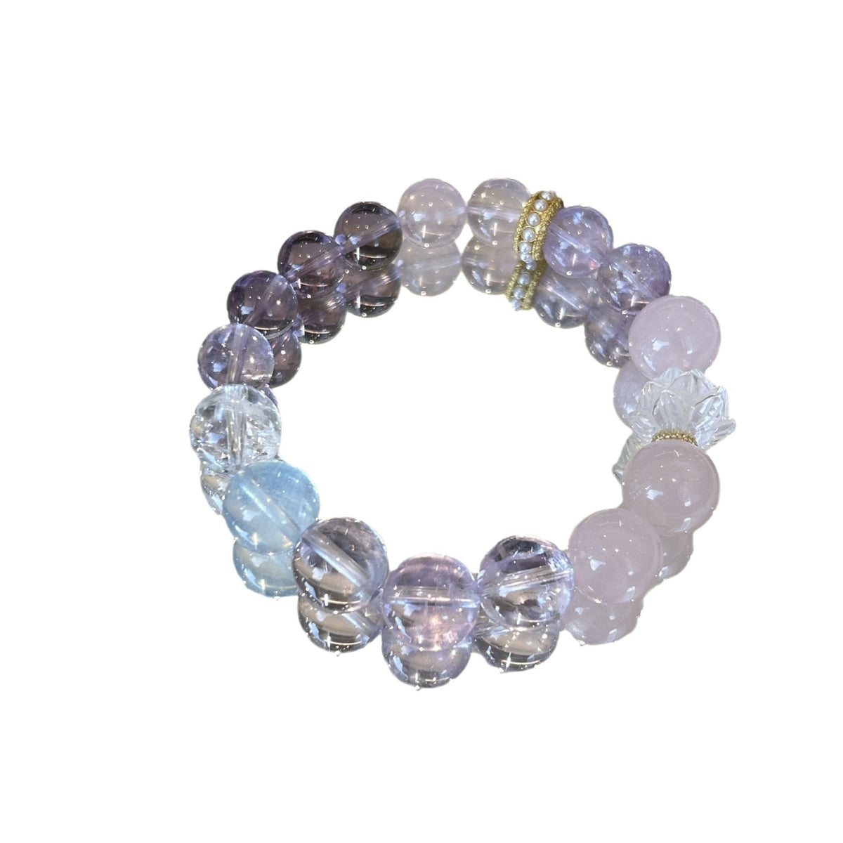 Natural Crystal Bracelet with Couple